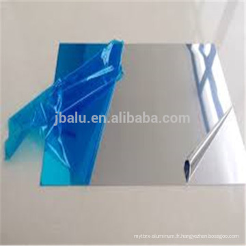 Feuille en aluminium de miroir de revêtement de film de la haute qualité 3xxx 1xxx bleu